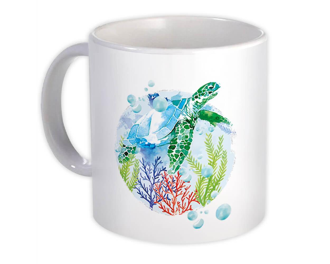 Gift Mug: Turtle Seaweed Underwater