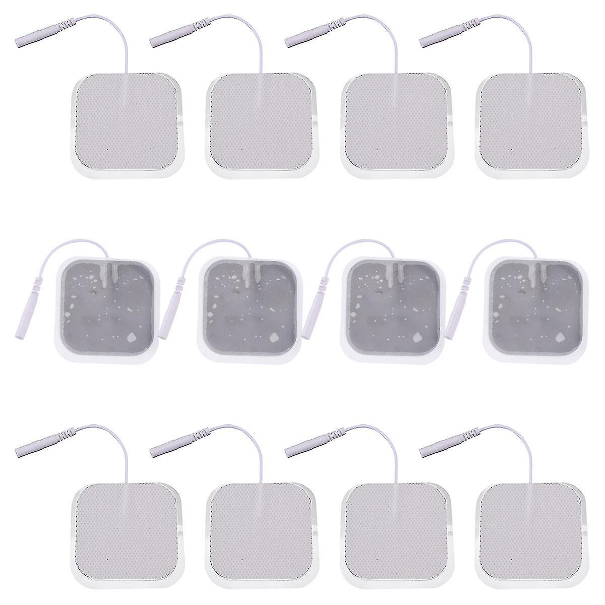 20pcs 2.0 Hole Electrodes Pads Physiotherapy Patch Non-woven Electrodes Pads