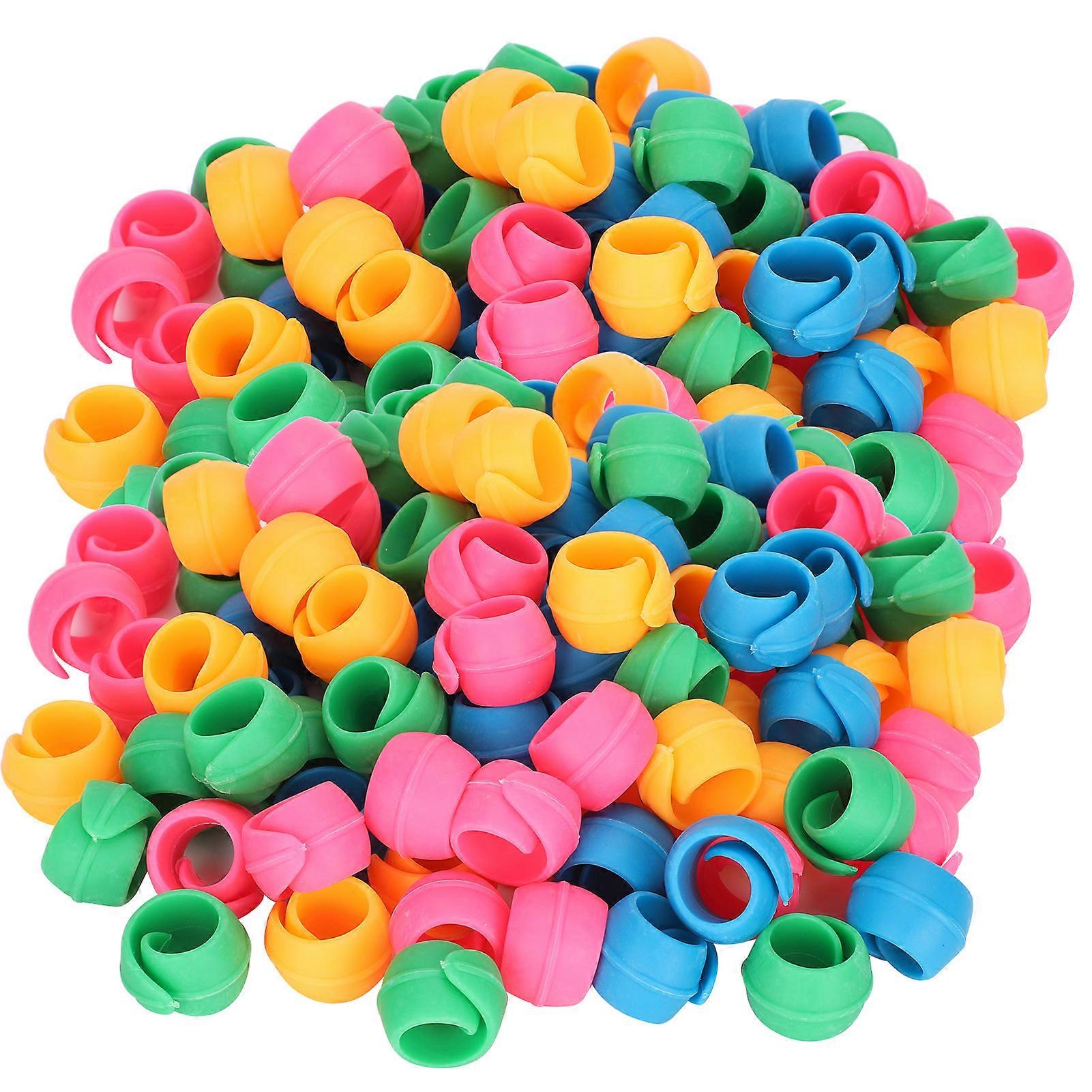 100Pcs Bobbin Holder Clips Silicone Thread Buddies for Sewing