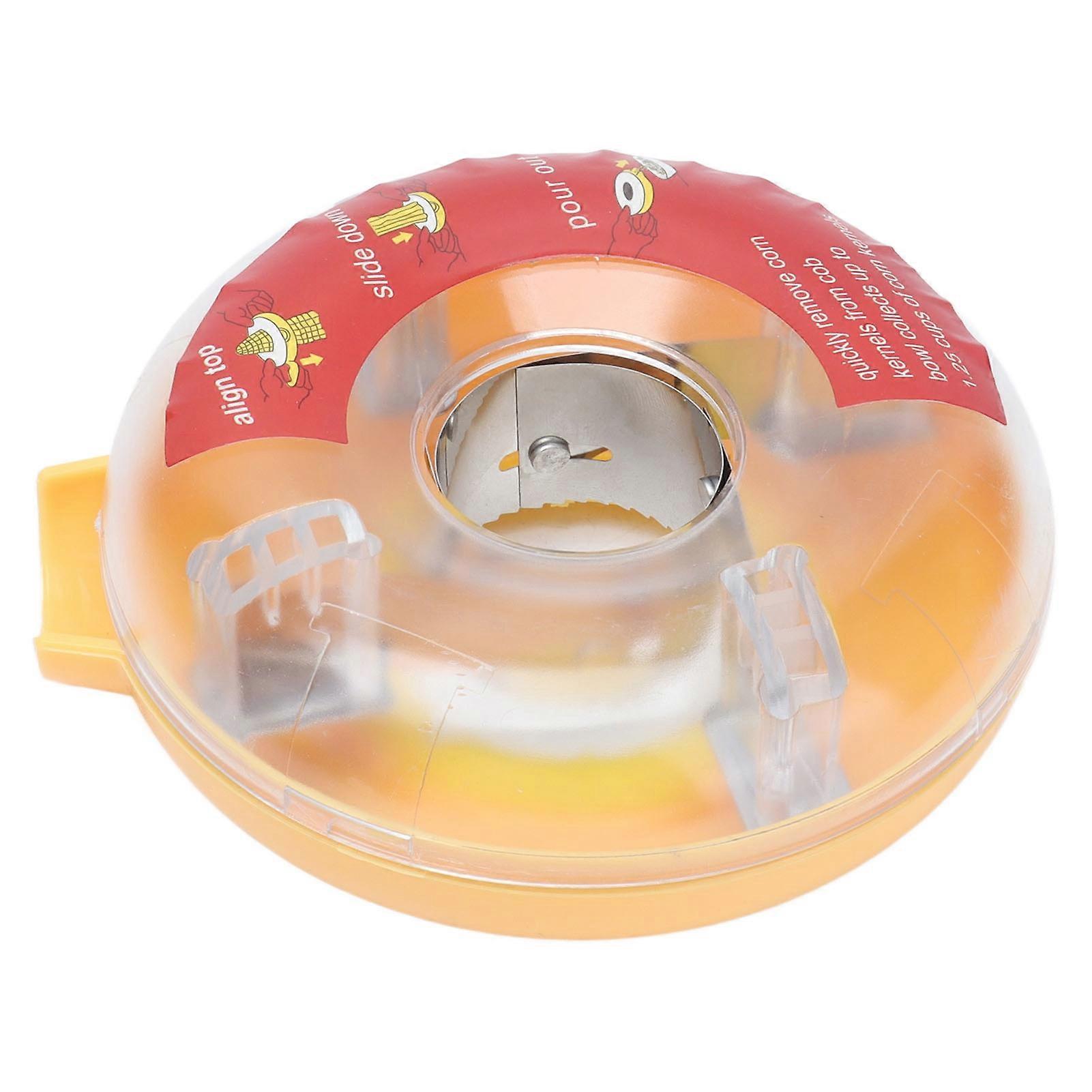 Corn Kerneler Stainless Steel Efficient Small Portable Manual Corn Stripper compatible with Kitchen Home Restaurant