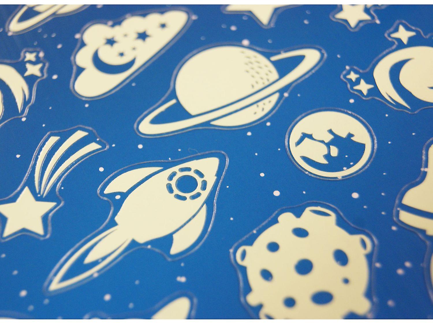 Glow in the dark stickers - Astronauts silhouettes