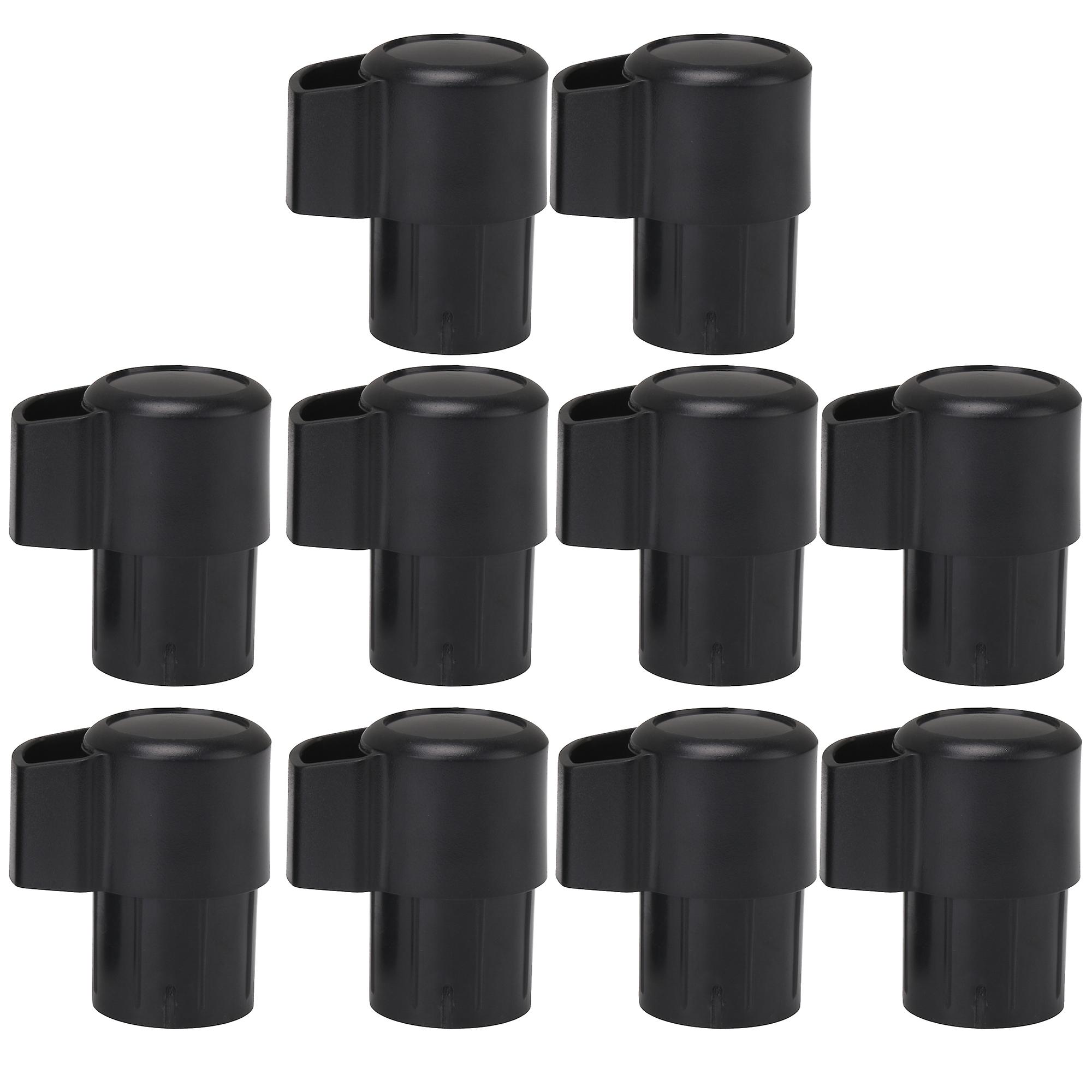 10x Instrument Plastic Sax End Cap Plug for Tenor Saxophone ID 24mm