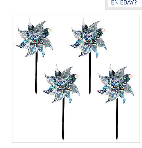 4 pcs bird repellent windmill reflective wind wheel bird deterrent deterrent