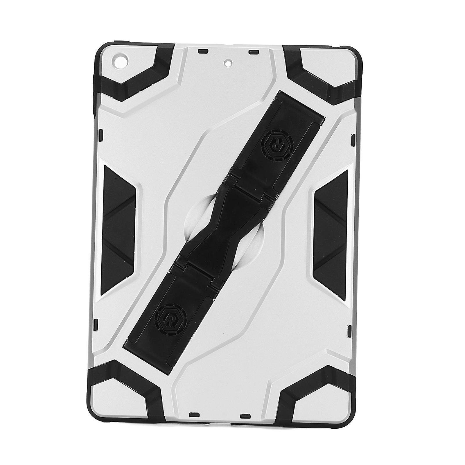 Durable Silver Tablet Protective Cover for iOS 9 8 7 with Multifunctional Bracket