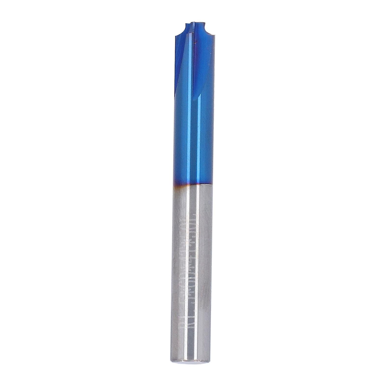 Tungsten Steel CNC Router Bit R1.5 D6x50L Nano Blue Coating