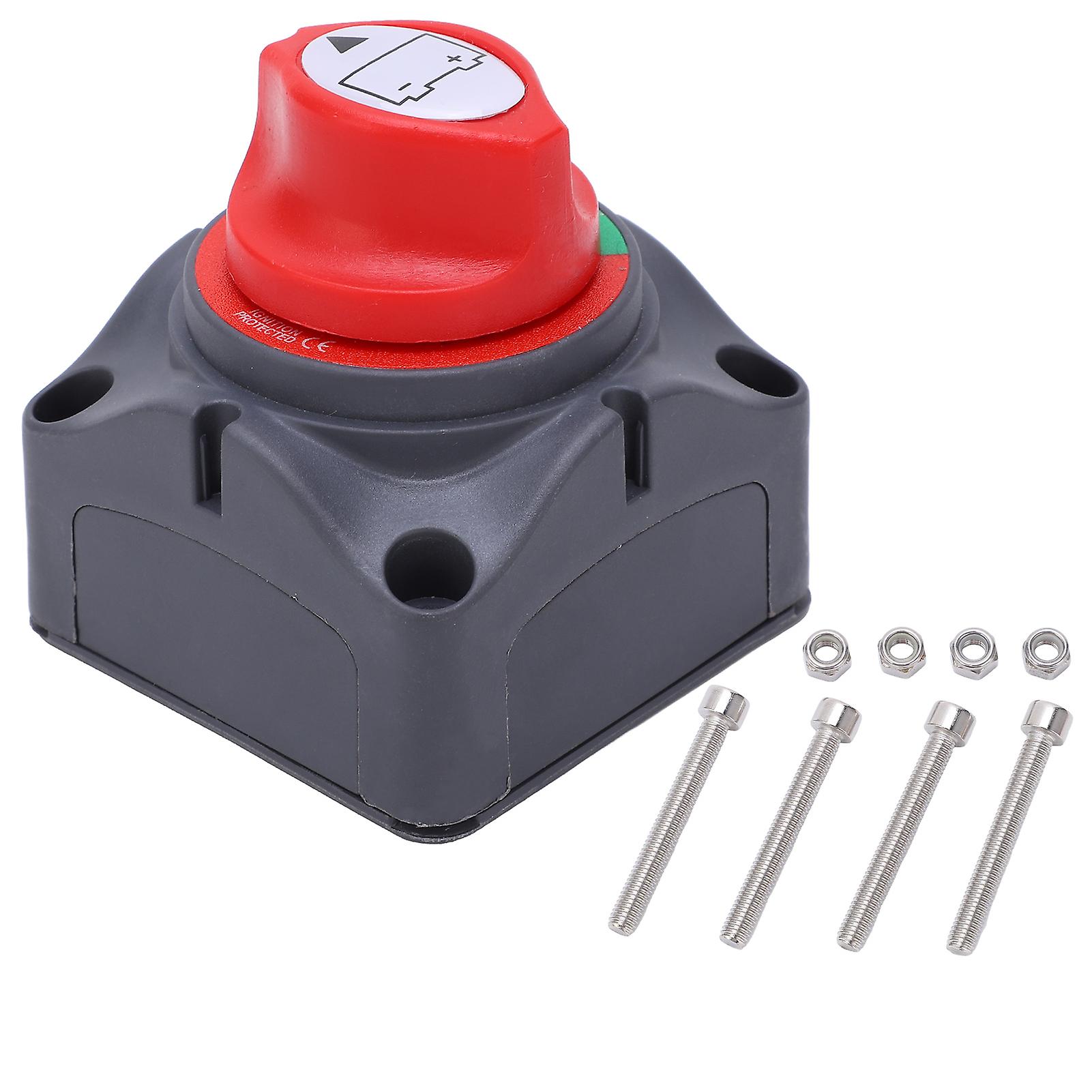 Battery On Off Switch 12V‑48V 2 Gear Battery Master Disconnect Switch Isolator for Boat Yacht