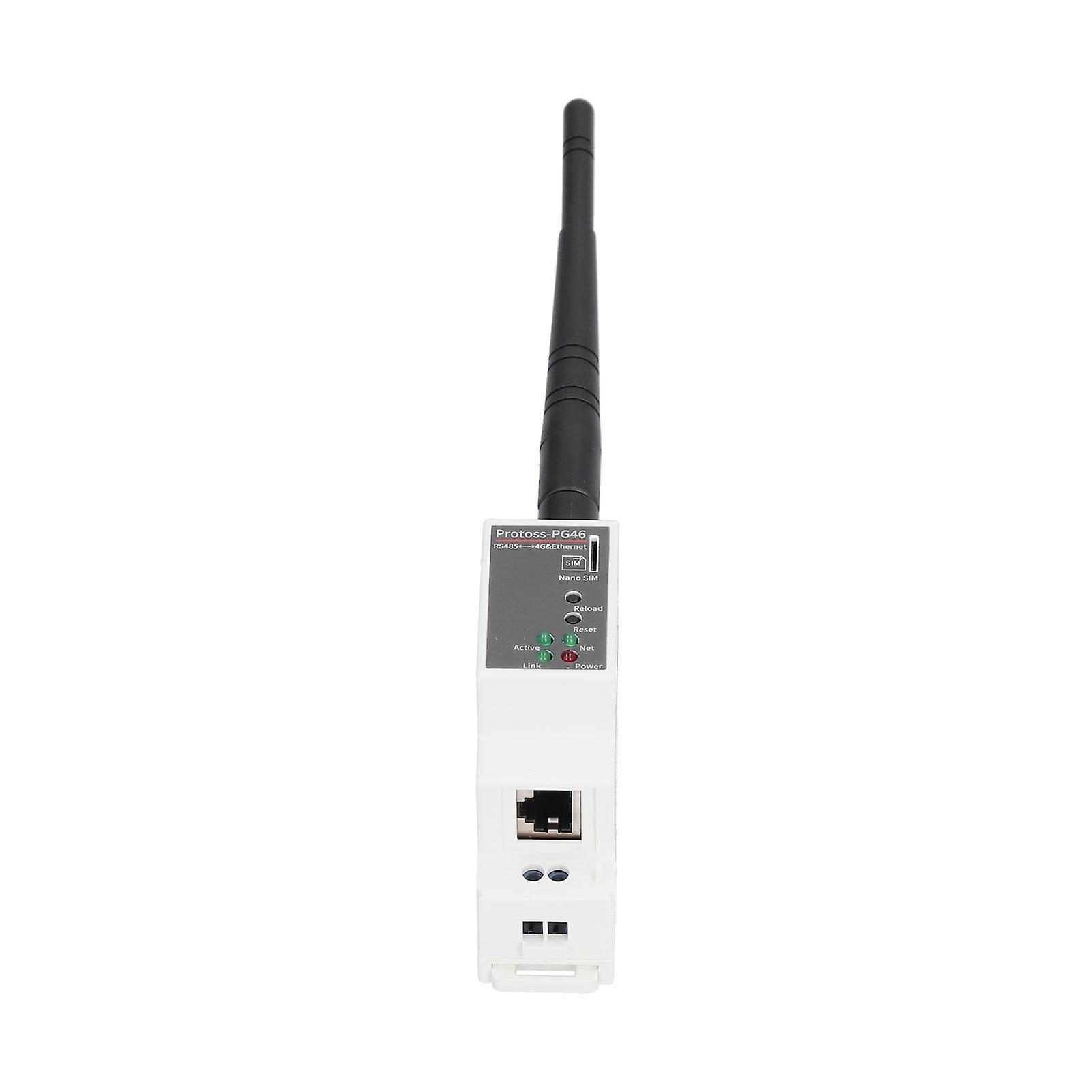 4G Ethernet Serial Server RS485 with VPN APN, 5 Mode, 13 Frequency, 9 - 50V DC Rail Mounting