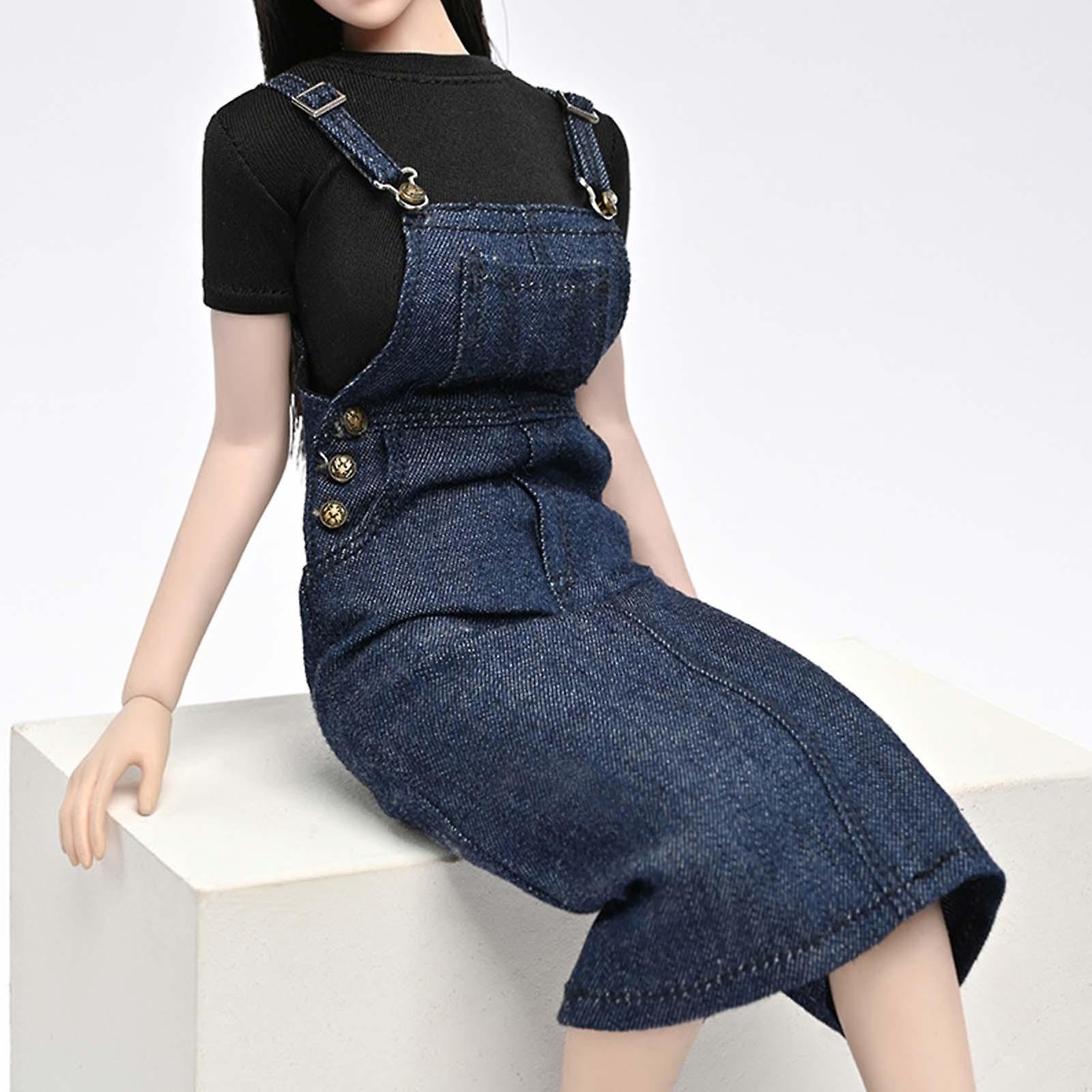 1/6 Female Doll Clothes Set Action Figures Clothes T Shirt and