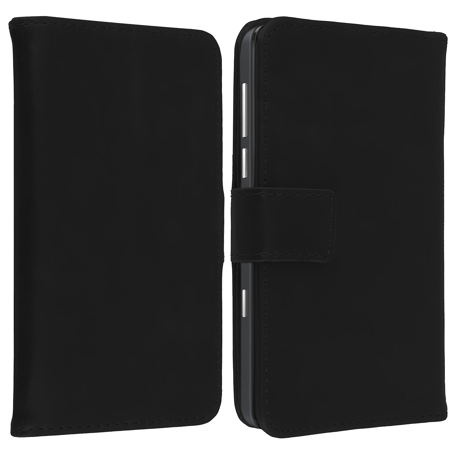 Folio Wallet Universal Smartphone Case Size L - Black