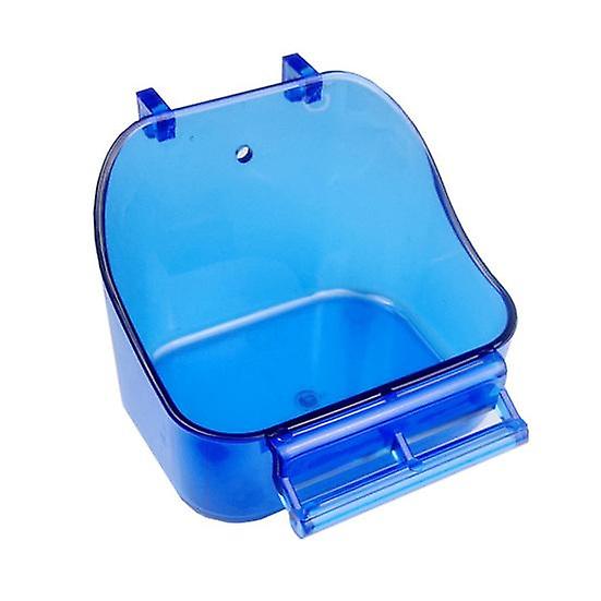 Bird Bath Box Non-slip Multi-functional Plastic Durable Ergonomic Design Parrot Bathing Tub for Pet