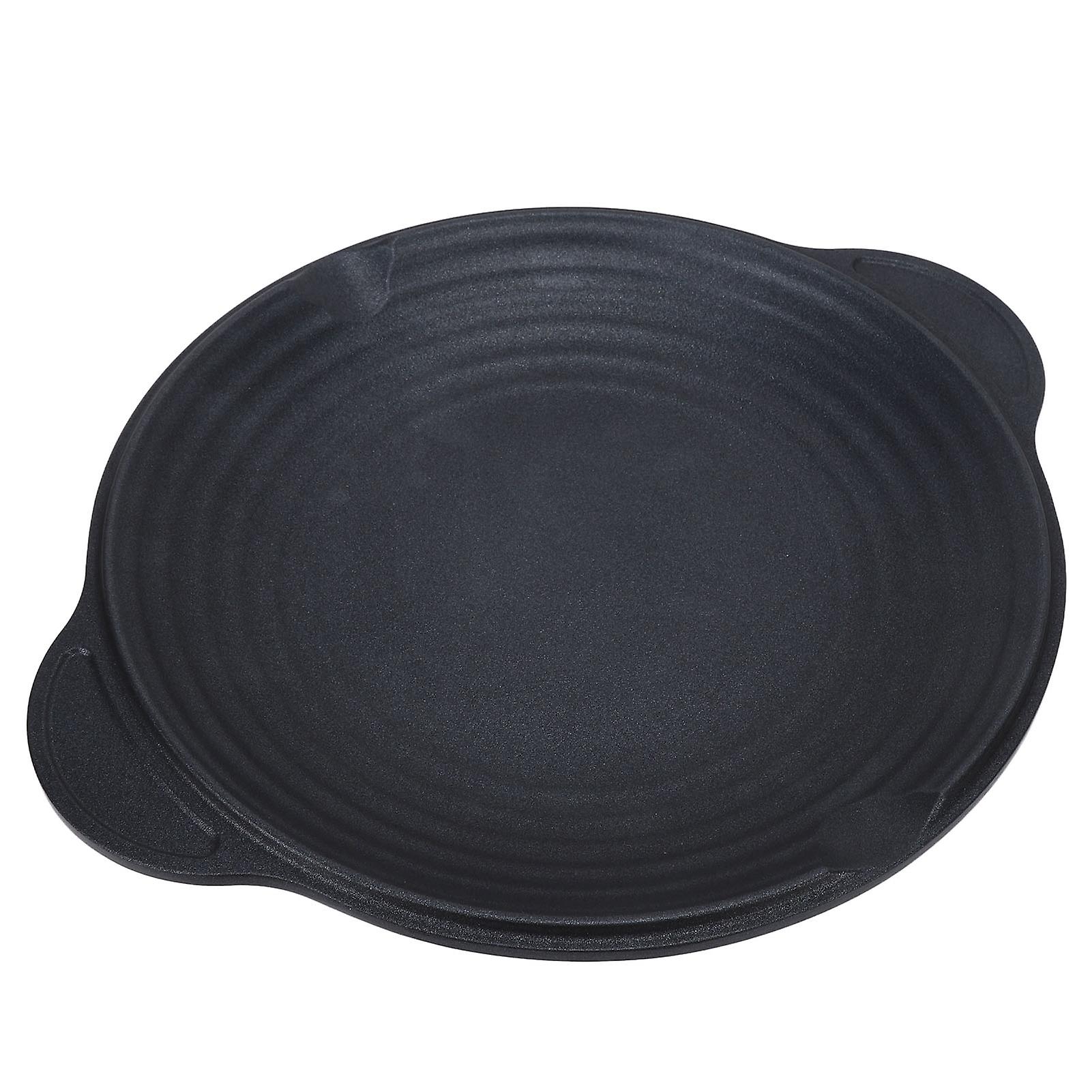 متعددة الوظائف شواء عموم سبائك الألومنيوم جولة محمولة منزلية شواء موقد الملحقات لبطن لحم الخنزير فطيرة كعكة الأرز المقلي 38 سم / 14.96 بوصة