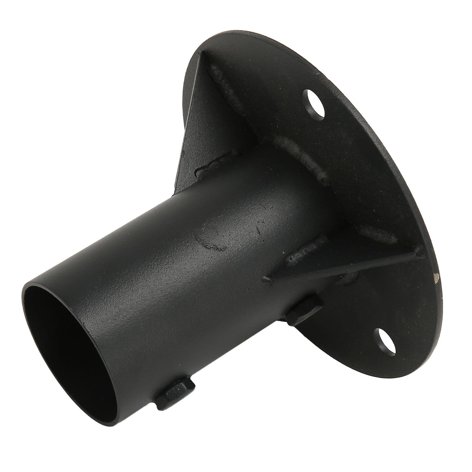 Chain Link Fence Pole Floor Flange Base Flange Heavy Solid Fence Post Concrete Mount for Holding Fence Mailbox Flag Round Posts 65mm / 2.6in