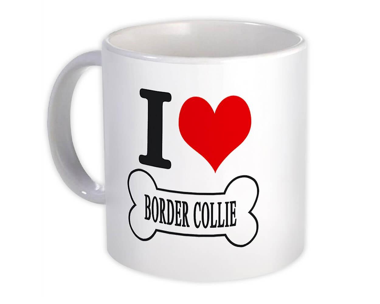 Presentmugg: Jag älskar Border Collie Pet