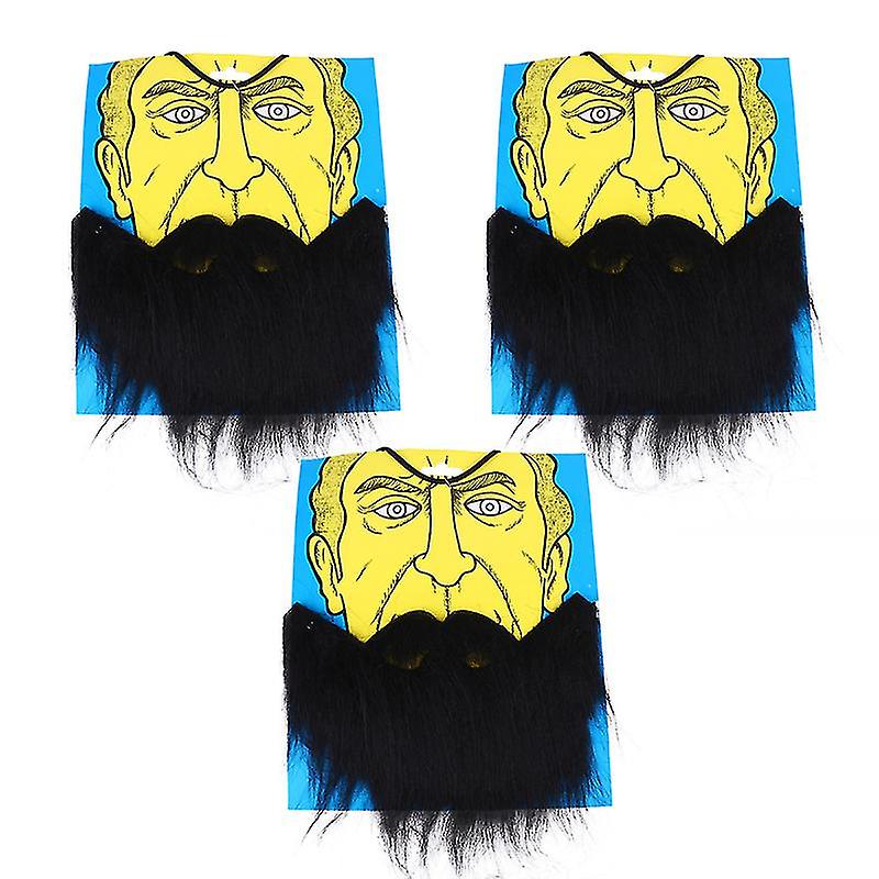 3pcs Party Beard For Halloween Decorations