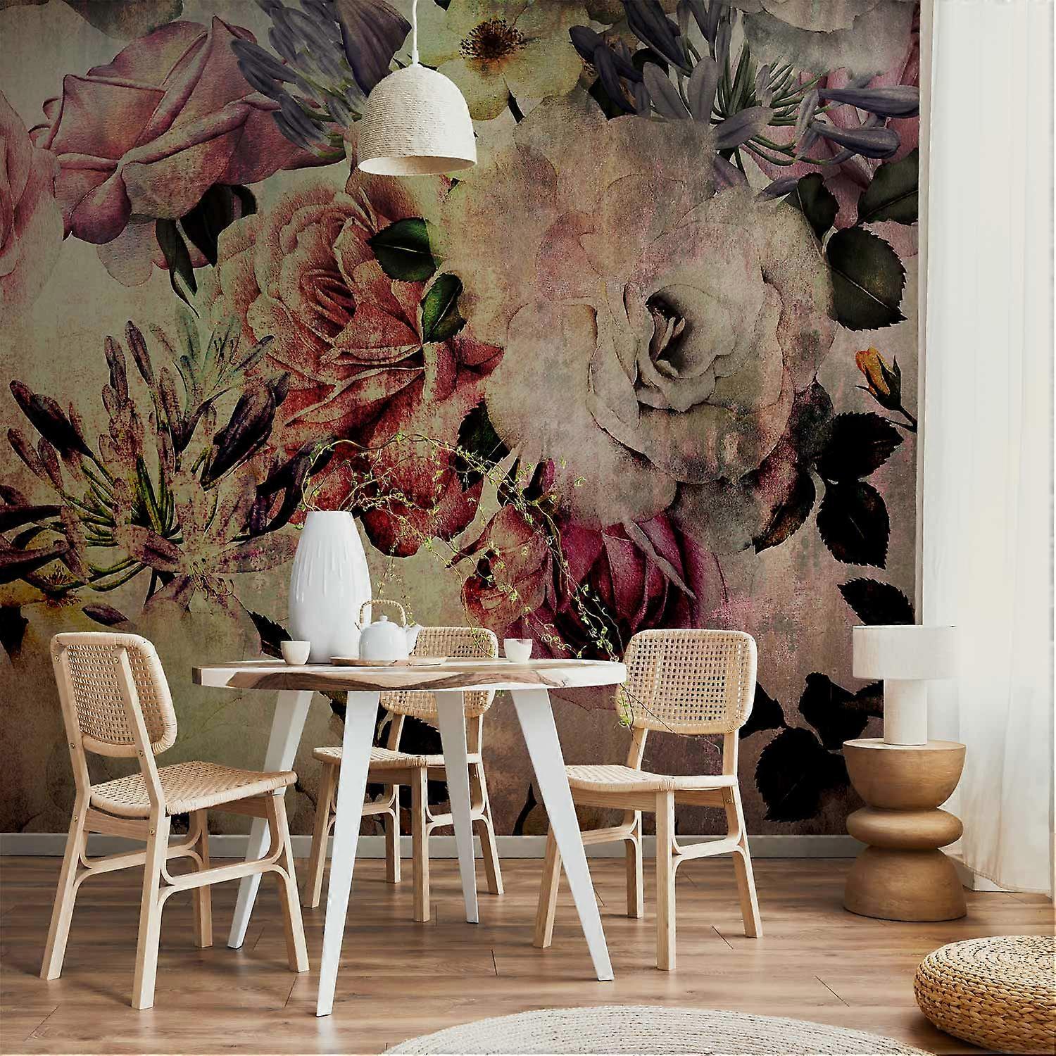 Wall Mural - Nostalgia Flowers