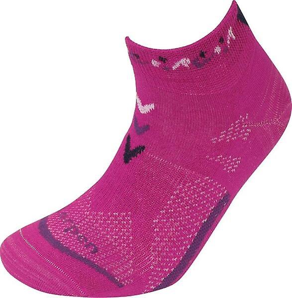 Lorpen Ankle Socks T3 Women's COOLMAX Ultralight UK Size Small 2.5 - 5 - Berry
