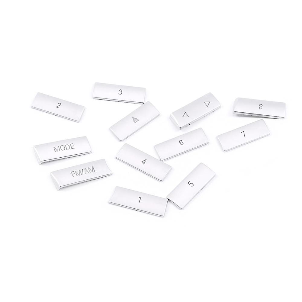 Car Accessories For Bmw 5 Series F10 11-16multimedia Air Conditioning Cd Panel Button Cover Interior Buttons Sticker Car Styling