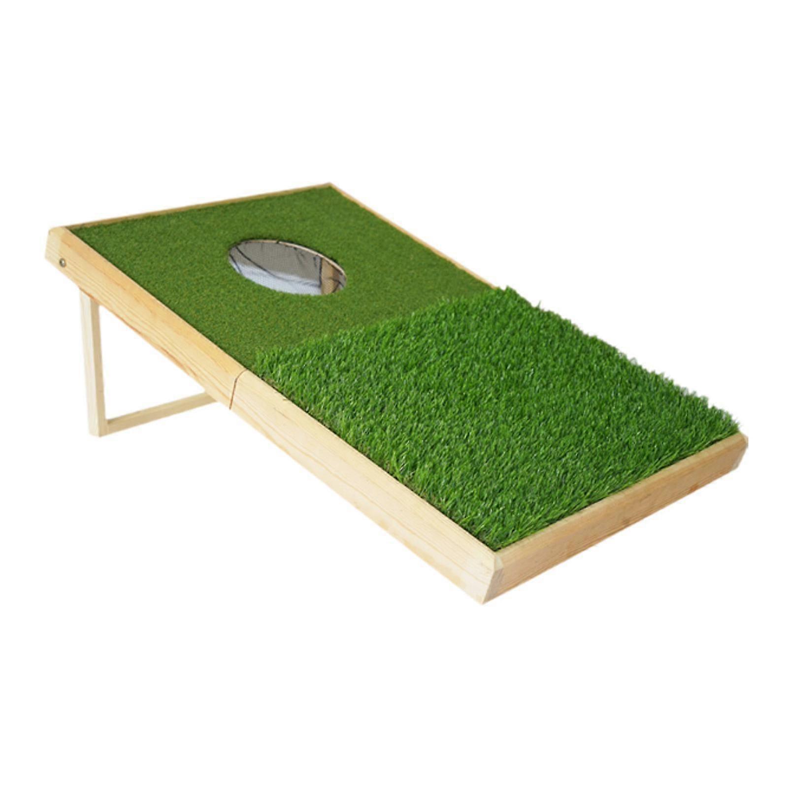 Folding Golf Hitting Mat Portable Practice Mat for Sports Practicing Putting