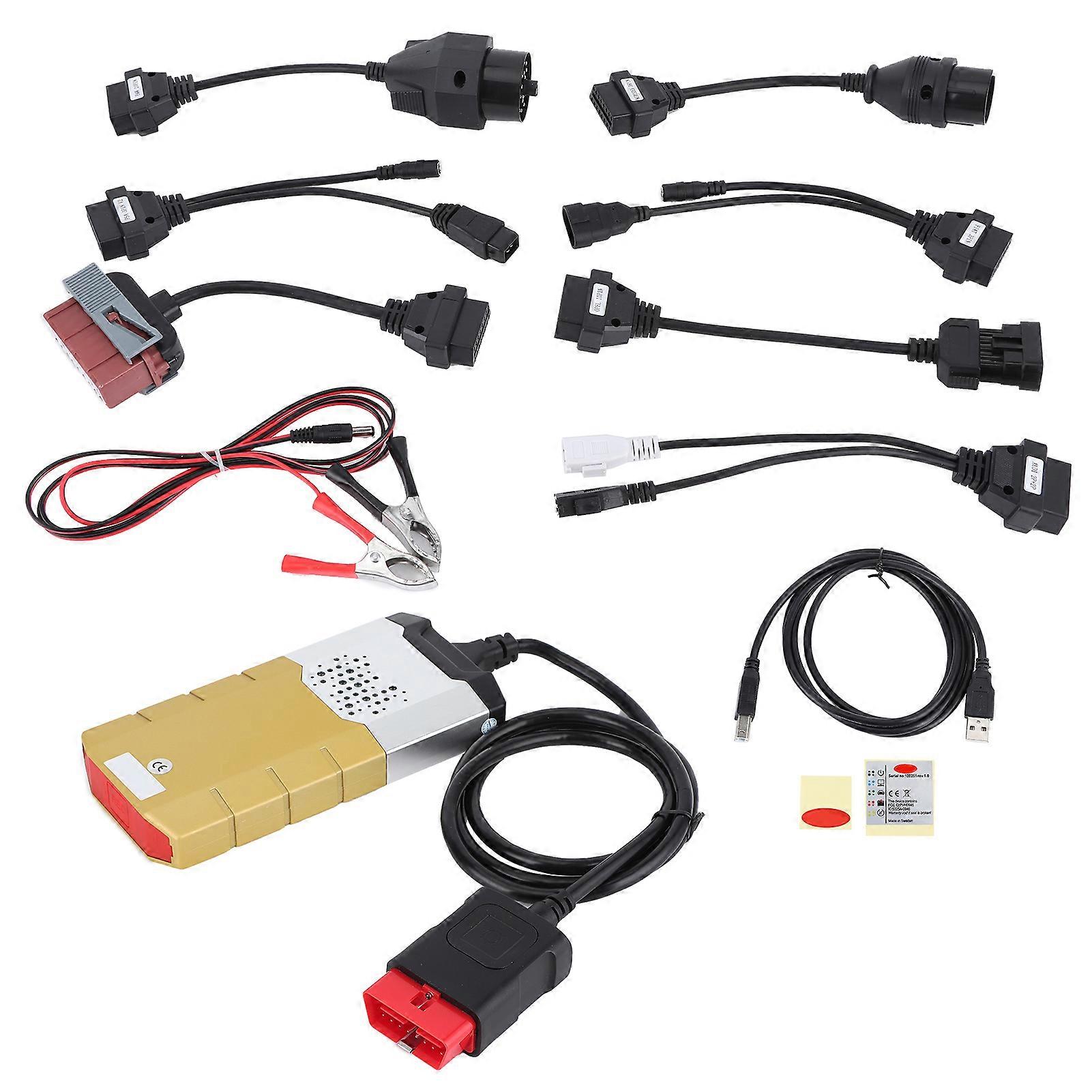 Car Diagnostic Scanner Kit Code Reader OBD2 with Connecting Cable Multiple Language E2U811