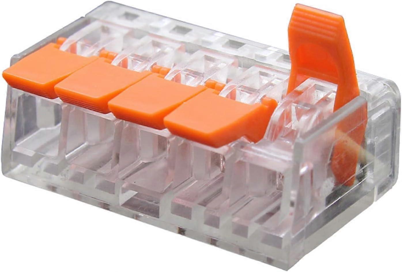 nice Terminal and domino, 5-way lever terminal, 5-wire connection terminal with lever, PCT-415