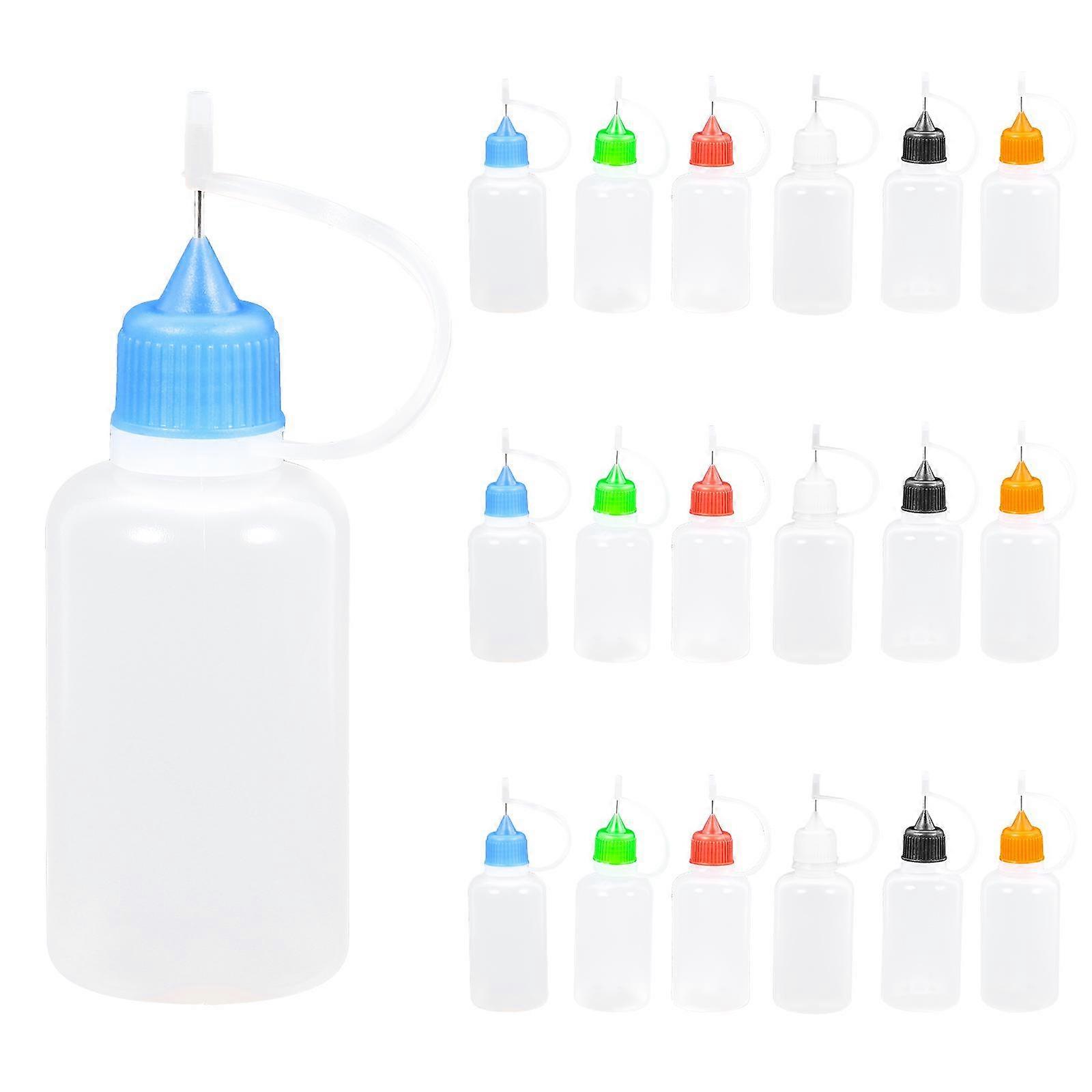 Bottle Applicator Glue Tip Bottles Needle Squeeze Dispenser Precision Dropper Oil Quilling Needles Plastic Translucent Liquid