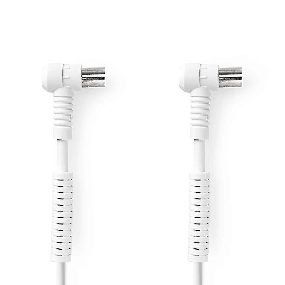 Koaxialkabel | IEC (Koax) Stecker | IEC (Koax) Buchse | Vernickelt | 120 dB | 75 Ohm | Vier Wächter | 1