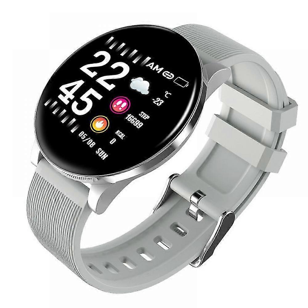 W8 color screen smart bracelet Grey