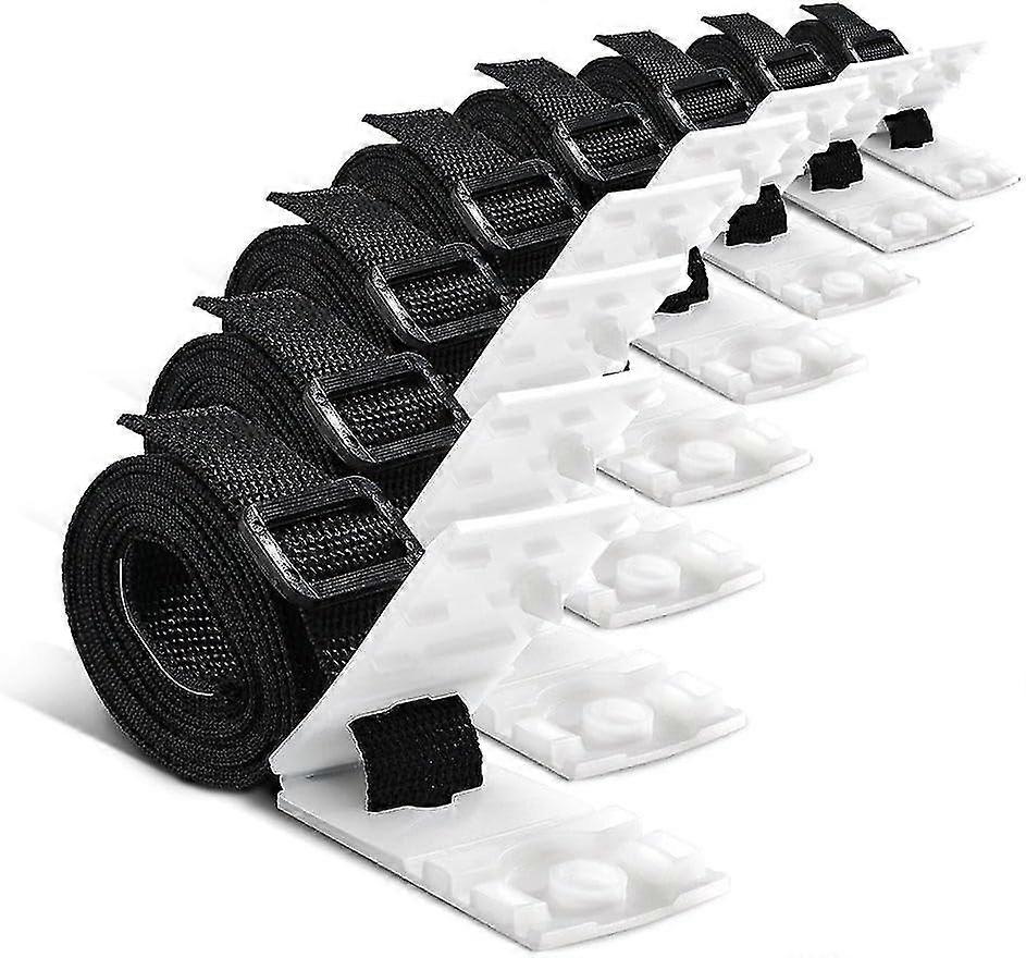 Pool Cover Roller Attachment Strap 8-pieces Kit - chuan