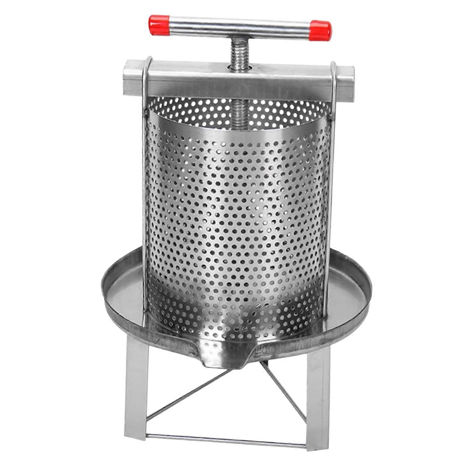 Mesh Honey Press Machine Honey Extractor i rustfritt stål for Home Cafe Hotel