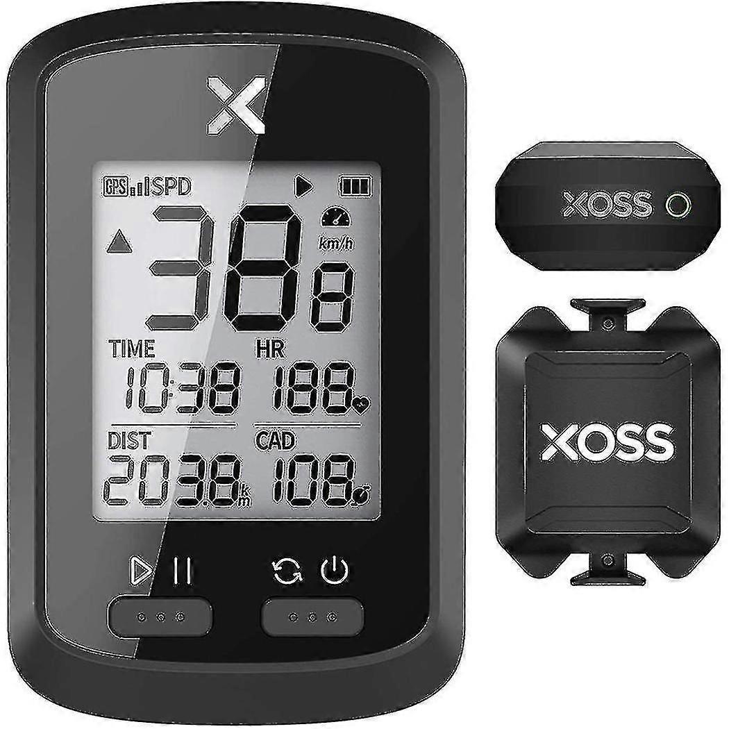 Xoss G+ Gps Bike Computer Set Bike Odometer With Heart Rate Monitor
