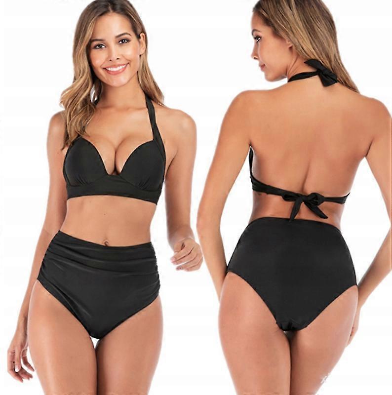 INF Kvinnors hög midja Bikini Set Badkläder kostym