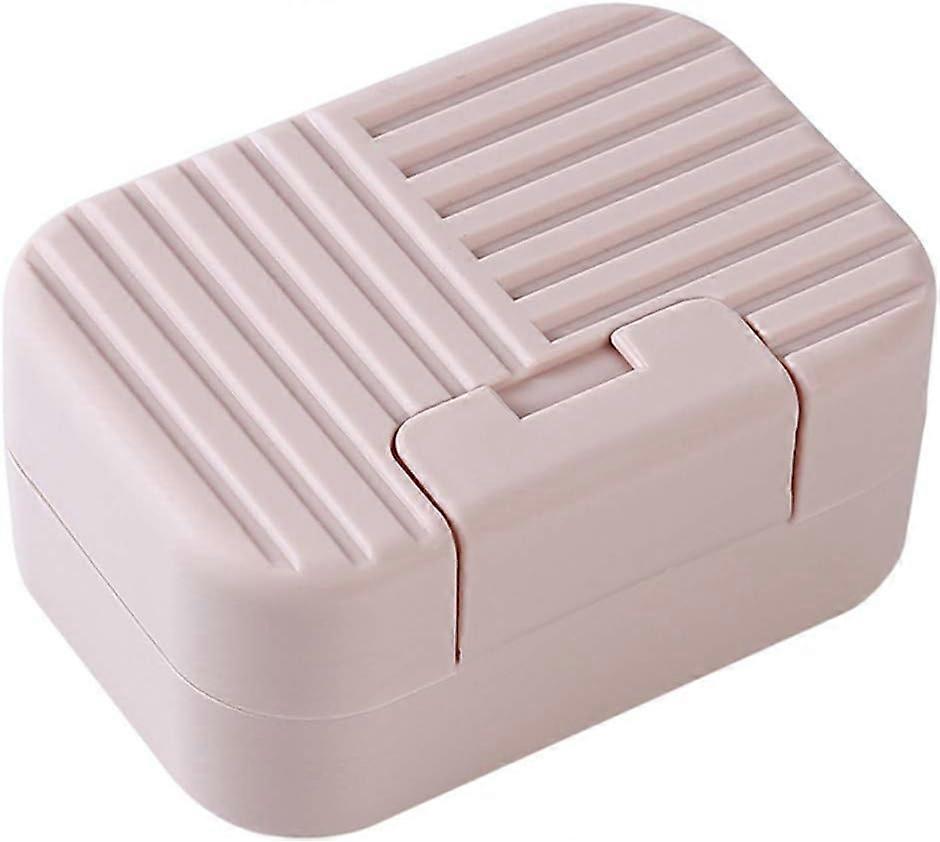 Tizzy Soap Box Holder Bathroom Shower Container(Pink)