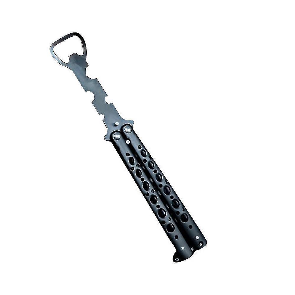Butterfly Training Multifonctionnel Folding Bottle Opener Outil de pratique de lancer