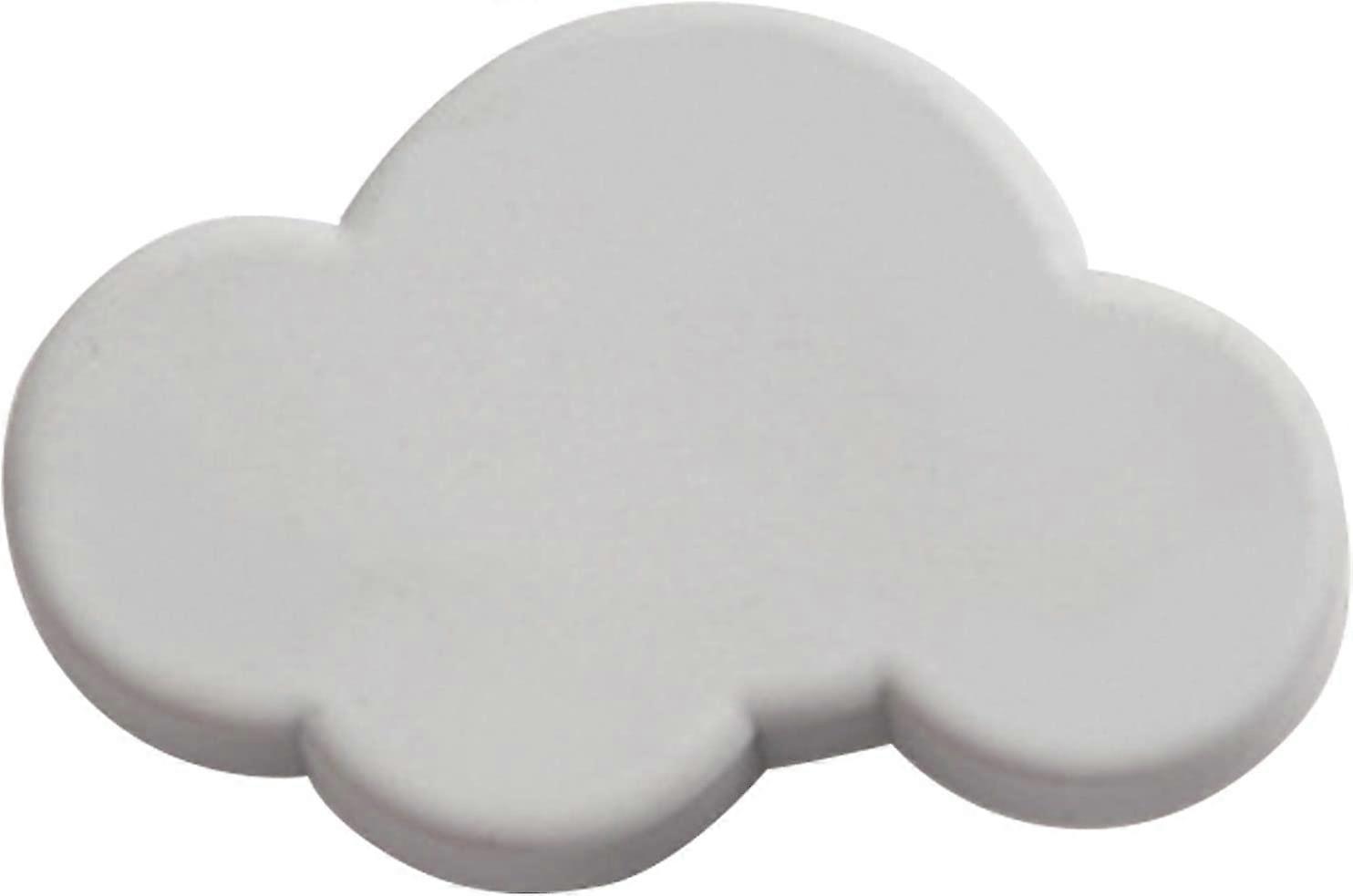 8Pcs Cloud-Shaped Soft Rubber Knobs For Kids Furniture - White Dresser Handles, Easy Install, Cute Room Decor