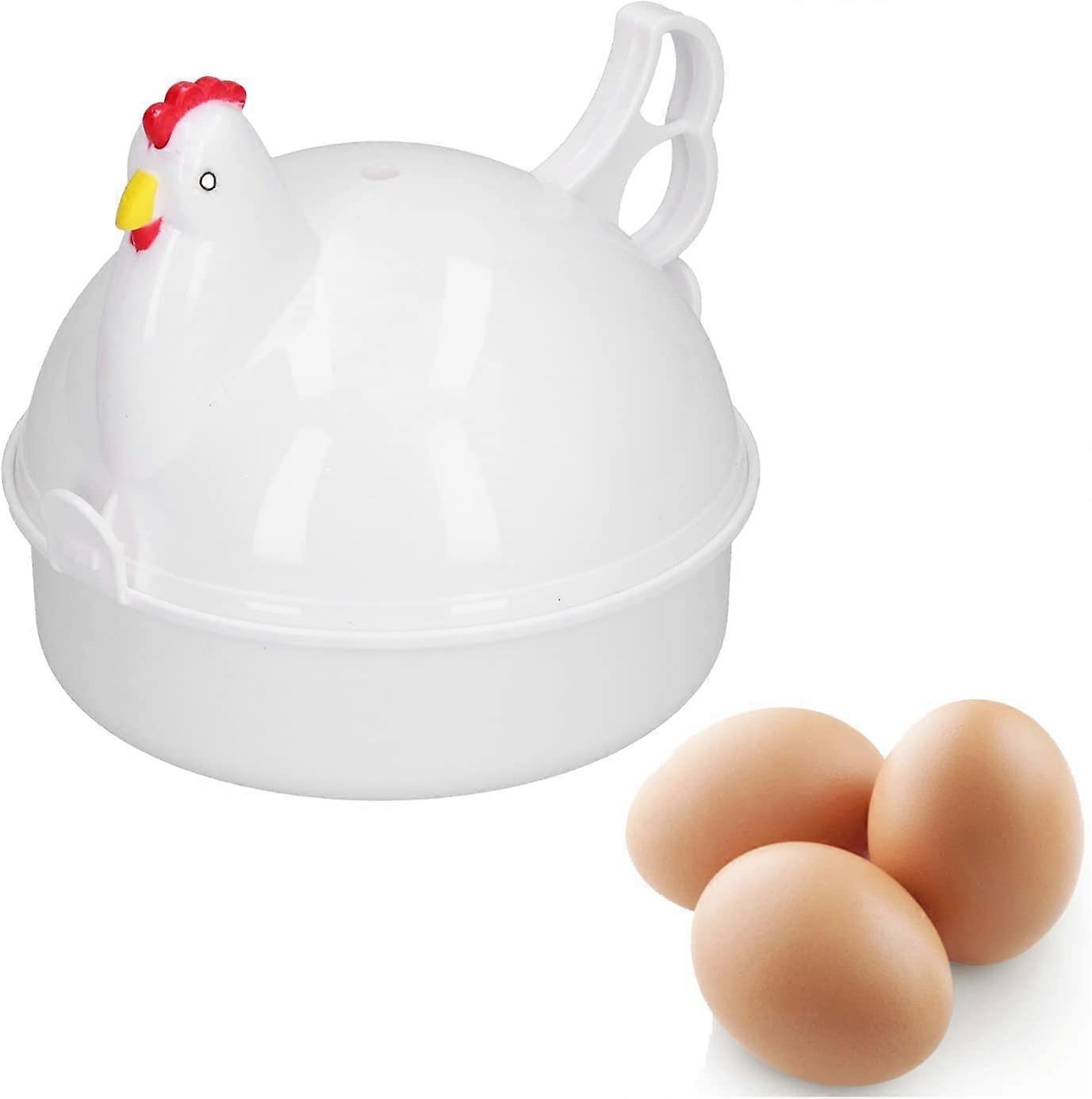 Chicken-shaped Plastic Microwave Egg Boiler, Multifunctional (Special for Microwave)