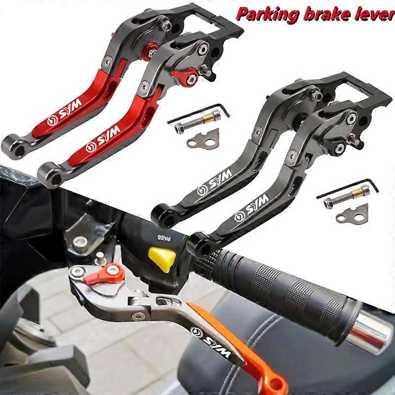Motorcycle Accessories Parking handle clutch brake lever with parking lock For SYM CRUISYM GTS JOYMAX Z 125 250 300 Z300 RV250
