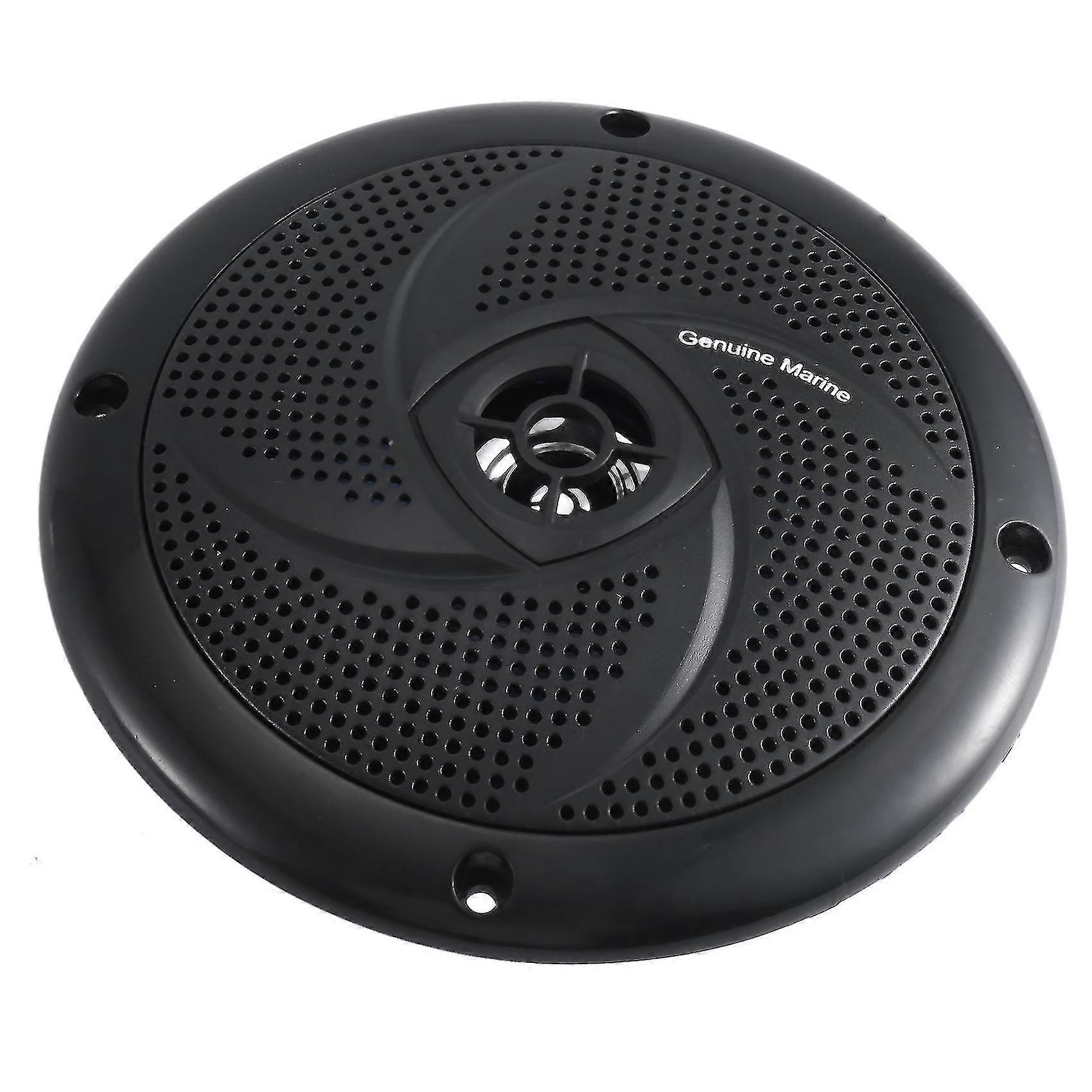 Black Yacht Waterproof Round Speaker System For Car Rv Boat Sound Speaker Horn