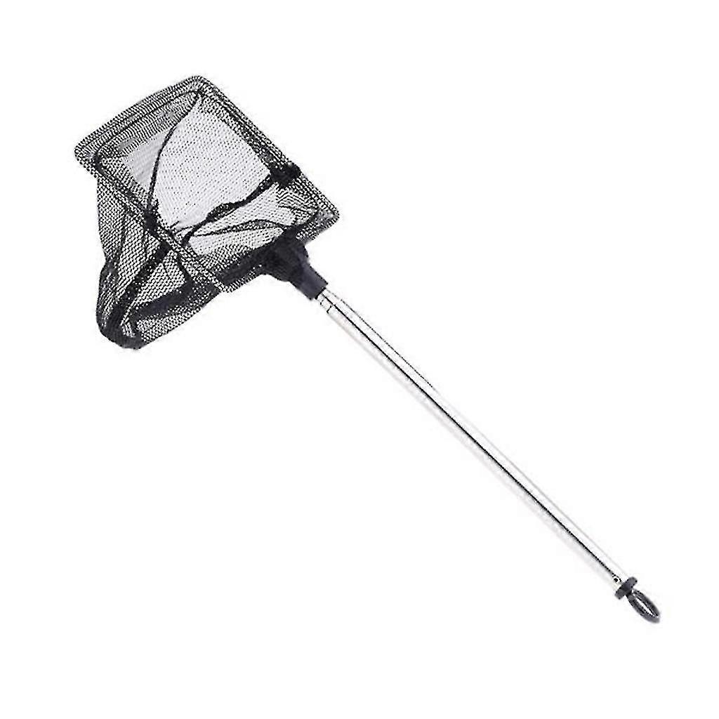 Professional Shrimp Fishing Net Durable Telescopic Safe Shrimp Net For Fish Tank(1piece, Black