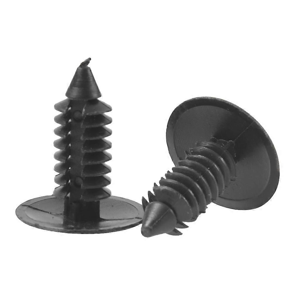 Nylon car clips for wing bumper, automatic attachment, shield retaining, plastic fuse, car stuff, 8mm hole, 50 pieces per lot
