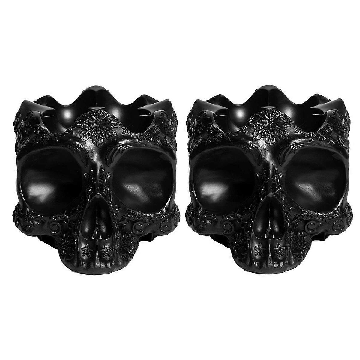 Gothic Halloween Skull Rack Resin Craft Egg Rack