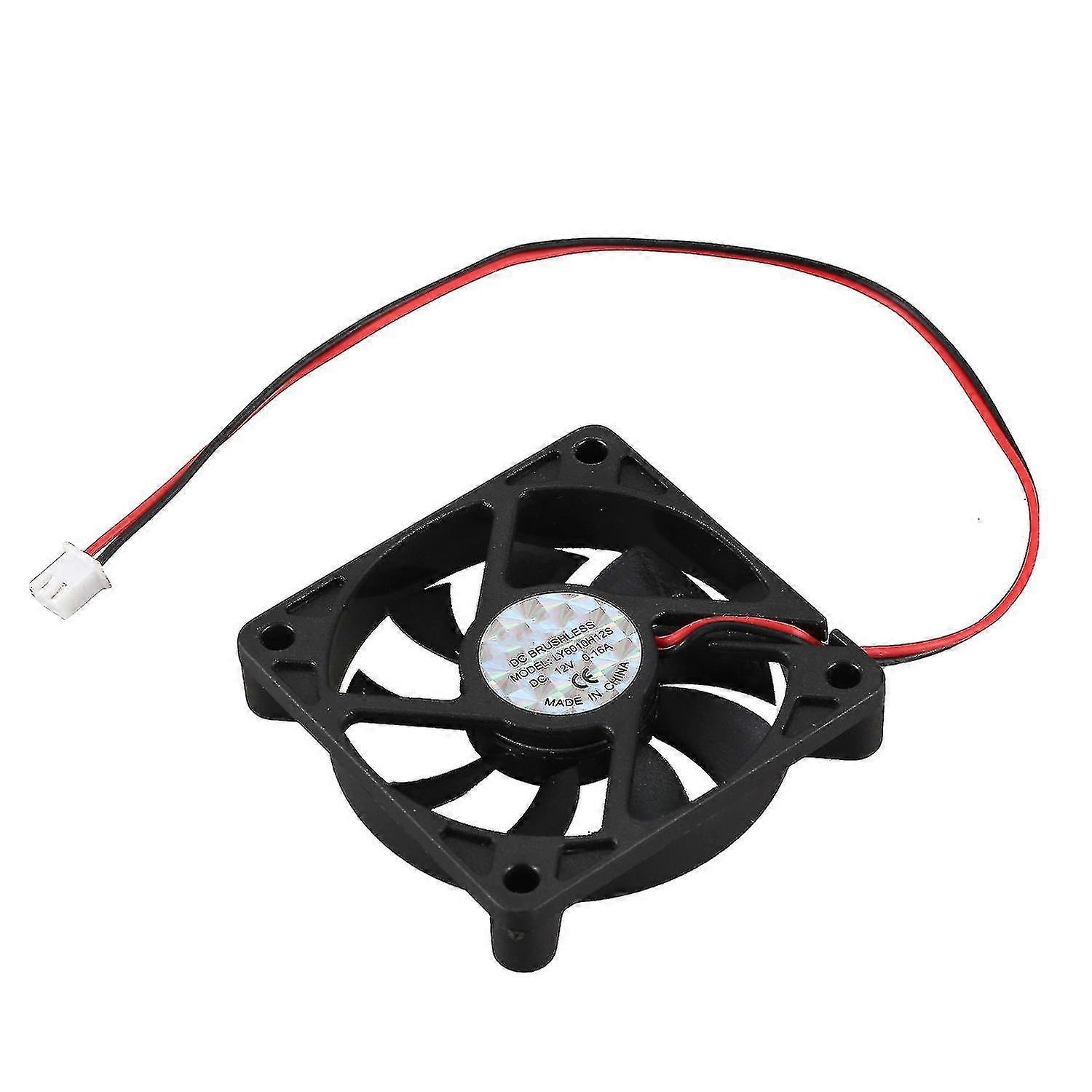Desktop Pc Case Dc 12v 0.16a 60mm 2 Pin Cooler Cooling Fan