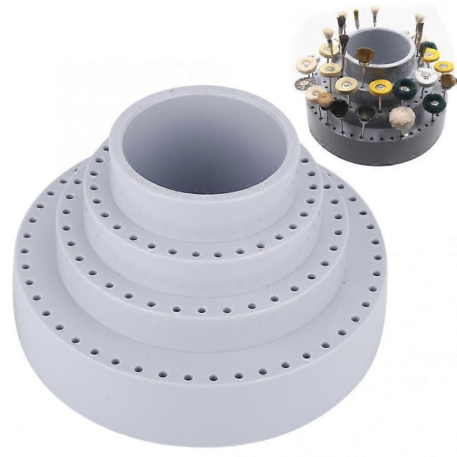 Professional Rotating Round Shape Drill Bit Storage Case Grinding Tool Tip Stand Organizer Jewelry Making Tool for Jeweler