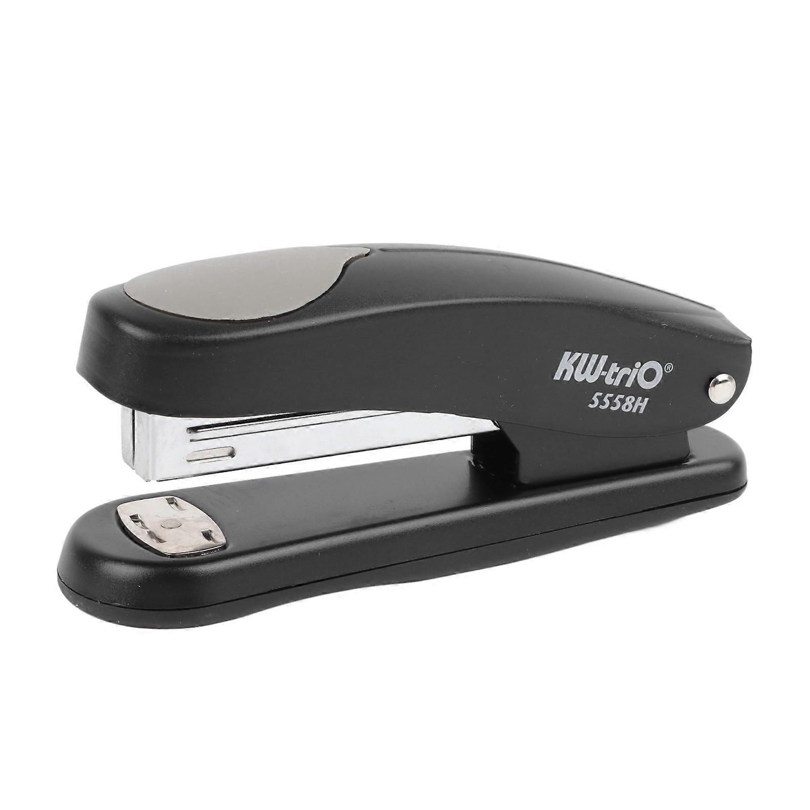 Metal Stapler 20 Sheets Capacity Portable Labor Saving Desktop Stapler for Office School Home Black