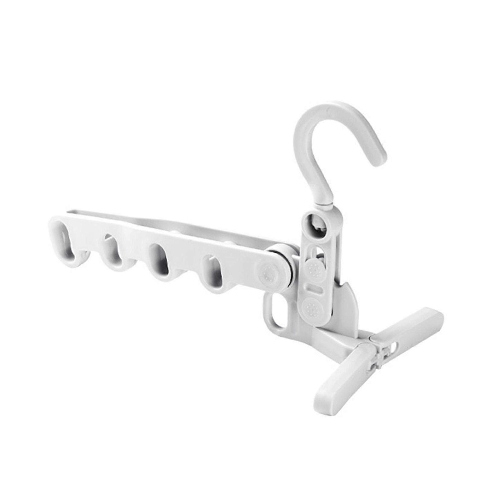 5 Holes Storage Hangers Wrinkle-Free Closet Organizer Saving More Space for Your Closet