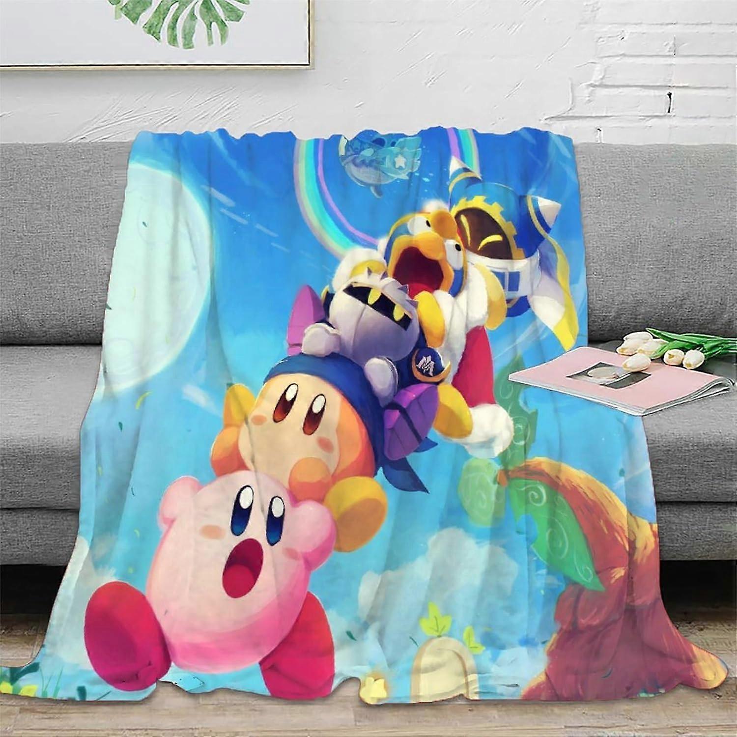 3D كيربي الفانيلا رمي بطانية، لينة دافئة البطانيات الشتوية السميكة، بطانية رقيق دافئ للسرير، أريكة، كرسي والأريكة، الخريف والشتاء الصوف البطانيات أنا