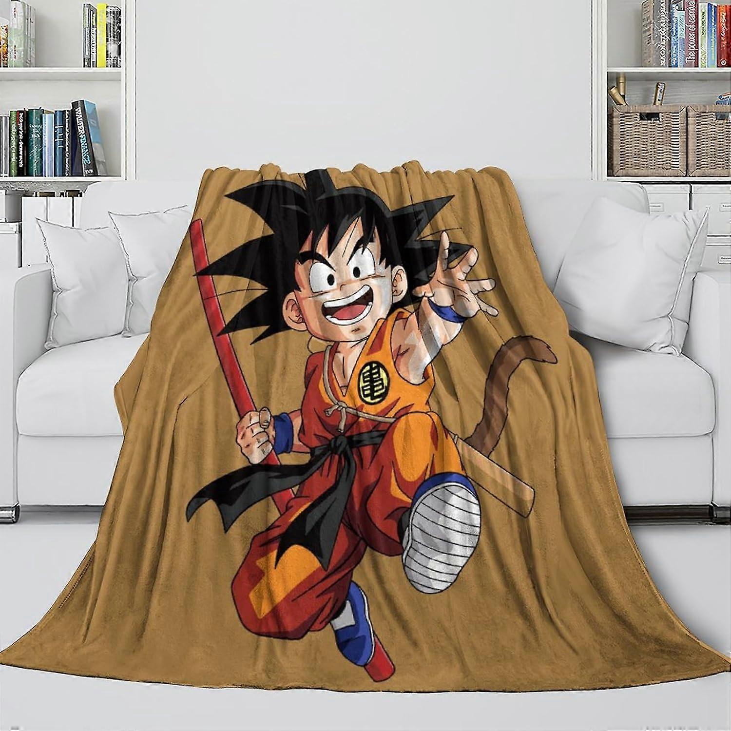 Flannel Blanket - Warm Throws for Snuggling In While Watching Movie - Anime Blanket for Various Uses To Household - Sofa Bed Crib Decor - Kids Teens A