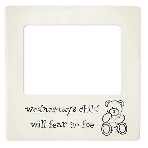 WEDNESDAY Dakota Baby Days of the Week Photo Frame High Quality & Stylish Frame