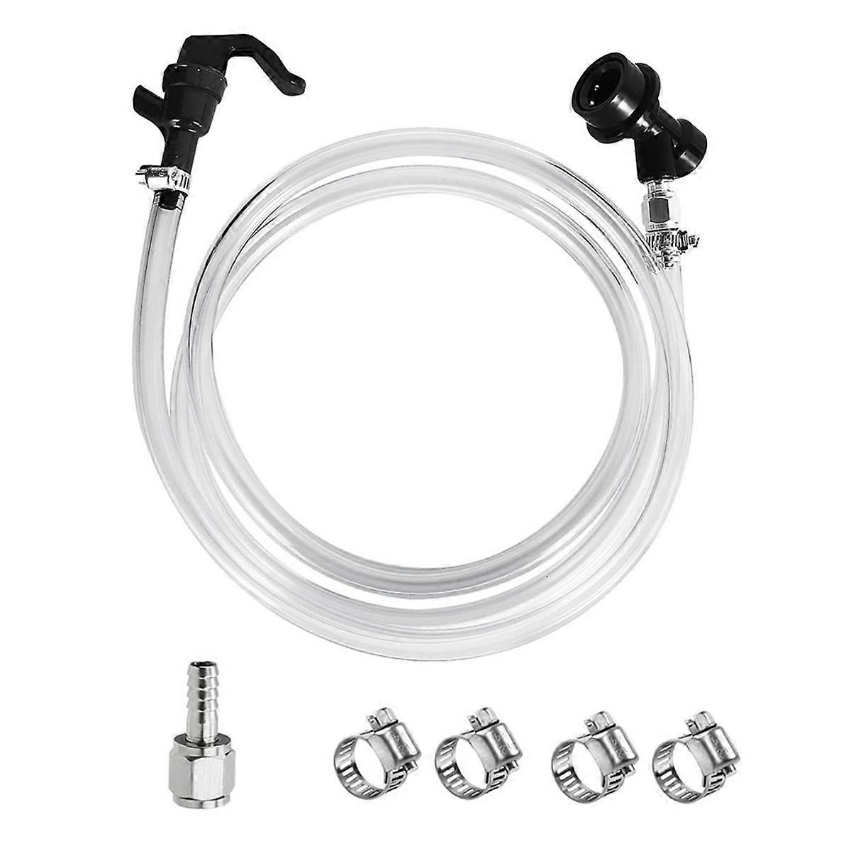 5 FT Ball Lock Beer Line Assembly Kit,Tubing Ball Lock Quick Disconnect for Cornelius Beer Dispense