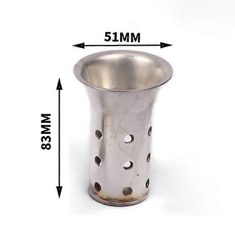 Moto universelle 51mm 60mm Db Killer Échappement Silencieux modifié Insert Baffle Silencer Noise Eliminator Acier inoxydable