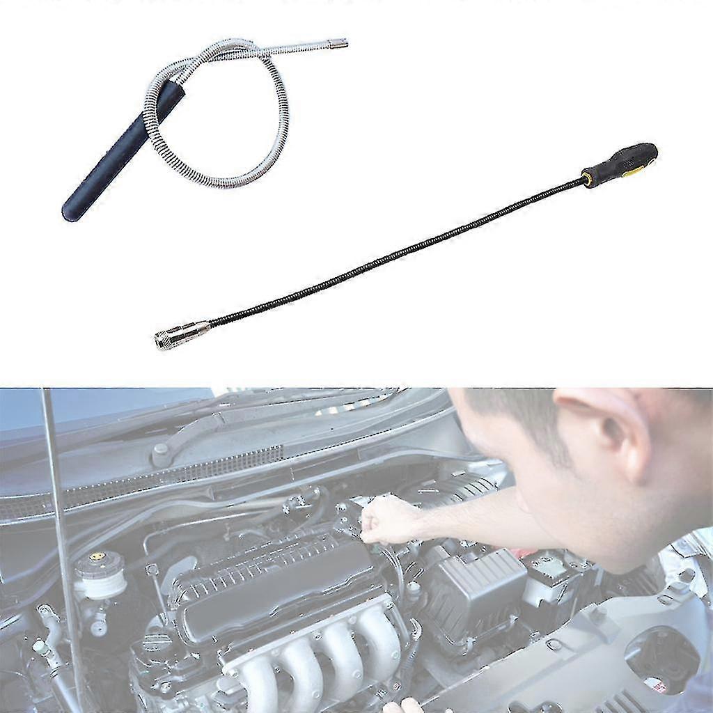 Flexible Pick Up Tool Magnetic Extendable Telescopic Stick Bent Free Gifts Men